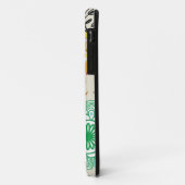 Bloemmotief in retro stijl Case-Mate iPhone case (Achterkant/links)
