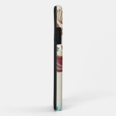 Bloemmotief in retro stijl Case-Mate iPhone case (Achterkant/rechts)