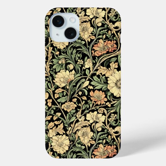 Bloemmotief in Victoriaanse stijl Case-Mate iPhone Case (Achterkant)