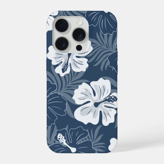 Bloemmotief iPhone Hoesje (Achterkant)
