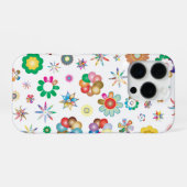 Bloemmotief iPhone Hoesje (Achterkant horizontaal)
