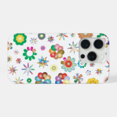 Bloemmotief iPhone Hoesje (Achterkant horizontaal)