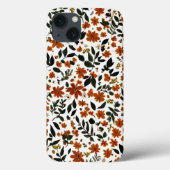 bloemmotief iPhone / iPad case (Achterkant)