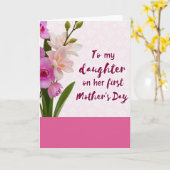 Bloemmotief Kaart (Gele Bloem)