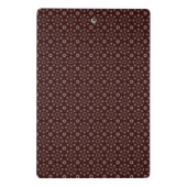 Bloemmotief Kabul Coffee Light Flash Mini Klembord (Achterkant)