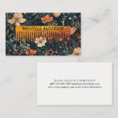 Bloemmotief | Kapsalon Kapper Visitekaartje (Voorkant / Achterkant)