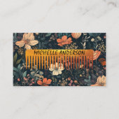 Bloemmotief | Kapsalon Kapper Visitekaartje (Voorkant)