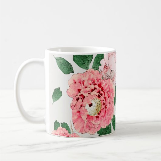 Bloemmotief Koffiemok (Links)