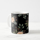 Bloemmotief koffiemok (Voorkant links)