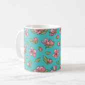 Bloemmotief Koffiemok (Voorkant links)
