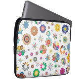 Bloemmotief Laptop Sleeve (Voorkant Rechts)