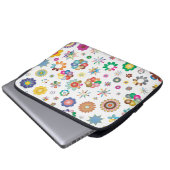 Bloemmotief Laptop Sleeve (Voorkant onderkant)