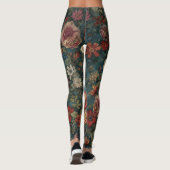 Bloemmotief leggings (Achterkant)