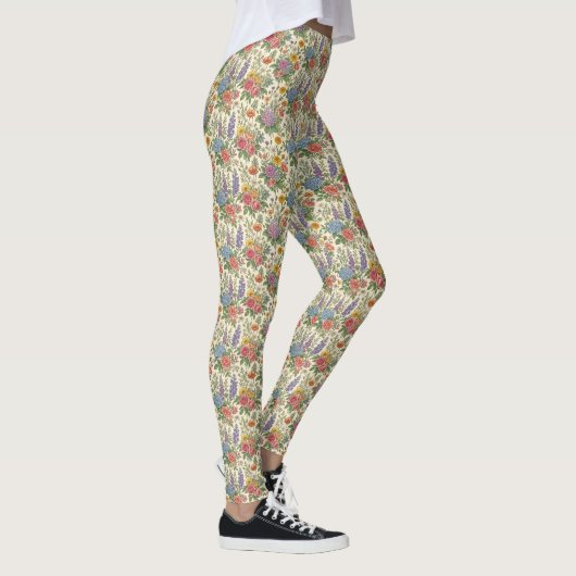 Bloemmotief Leggings (Rechts)