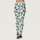 Bloemmotief Leggings (Achterkant)