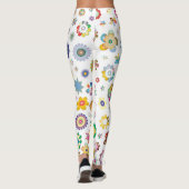 Bloemmotief Leggings (Achterkant)