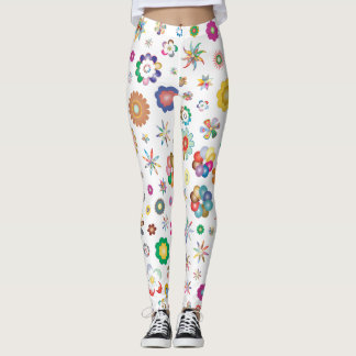Bloemmotief Leggings