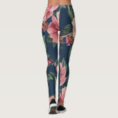 Bloemmotief  leggings (Achterkant)