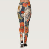 Bloemmotief leggings (Achterkant)