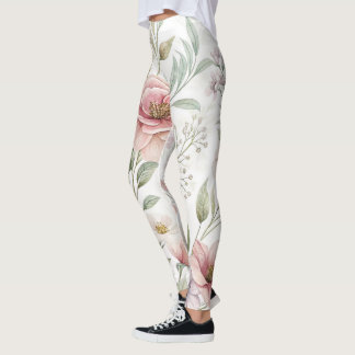bloemmotief leggings