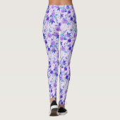 Bloemmotief leggings (Achterkant)