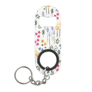 Bloemmotief Lente Bloemen Mini Flessenopener