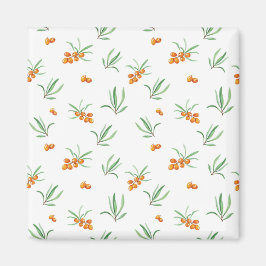 Bloemmotief Lente Bloemig Vierkant Magneet