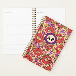 Bloemmotief Lucky Eye Planner