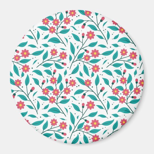 Bloemmotief Magneet (Voorkant)