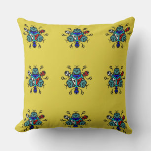 Bloemmotief Mandala Naadloos Patroon Kussen