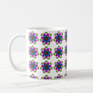 Bloemmotief Mandala Patroon Koffiemok
