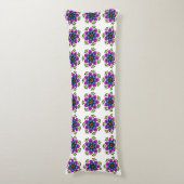 Bloemmotief Mandala Patroon Lichaamskussen (Voorkant Verticaal)