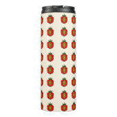 Bloemmotief Mandala Patroon Thermosbeker (Achterkant)