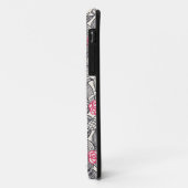 Bloemmotief met cartoon vogels Case-Mate iPhone case (Achterkant/links)