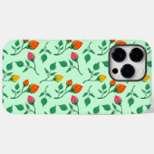 Bloemmotief met gekleurde rozen bloemen  Case-Mate iPhone case (Achterkant (horizontaal))