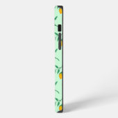 Bloemmotief met gekleurde rozenbloemen iPhone hoesje (Linkerkant)