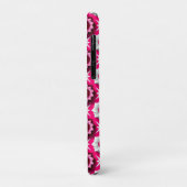 Bloemmotief met levendig roze en witte lotus Case-Mate iPhone case (Achterkant/links)
