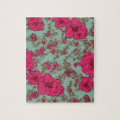 bloemmotief met pastelkleuren legpuzzel (Verticaal)