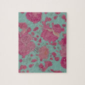 bloemmotief met pastelkleuren legpuzzel (Verticaal)