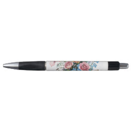 Bloemmotief met wingerdrank – Zachte waterverf boh Pen