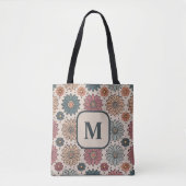  bloemmotief monogram tote bag (Voorkant)