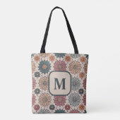  bloemmotief monogram tote bag (Achterkant)