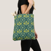 Bloemmotief, naadloos ornament. tote bag (Dichtbij)