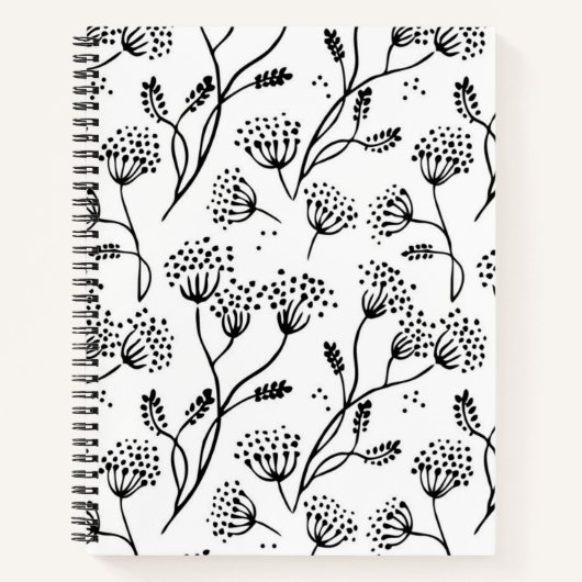Bloemmotief Notitieboek (Voorkant)