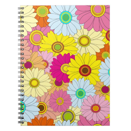 bloemmotief notitieboek (Voorkant)