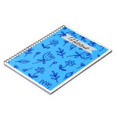 Bloemmotief Notitieboek (Linkerzijde)