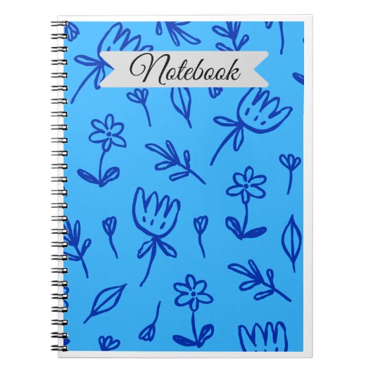 Bloemmotief Notitieboek (Voorkant)