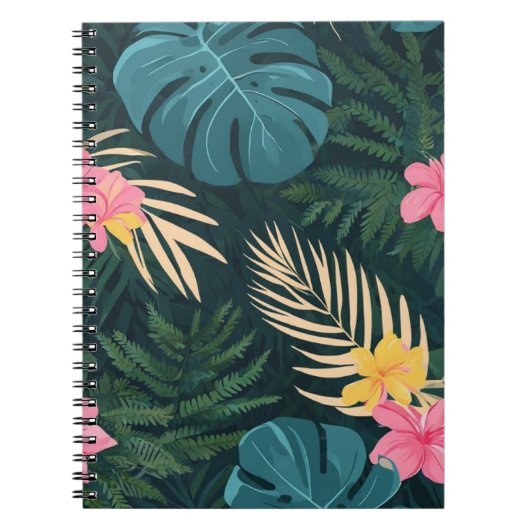 Bloemmotief Notitieboek (Voorkant)