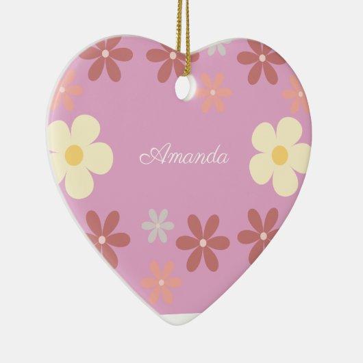  bloemmotief ontwerp keramisch ornament (Rechts)