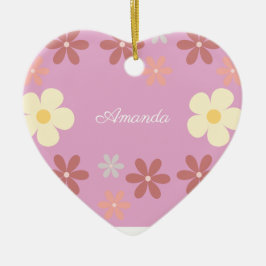  bloemmotief ontwerp keramisch ornament